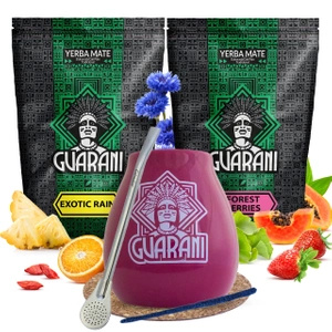 Zestaw Yerba Mate Guarani Owocowe Tykwa 2x500g