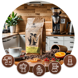 Zestaw kawa Bro Coffee Roastery Colombia Medellin + Brazil Cerrado 2x1kg (2kg)