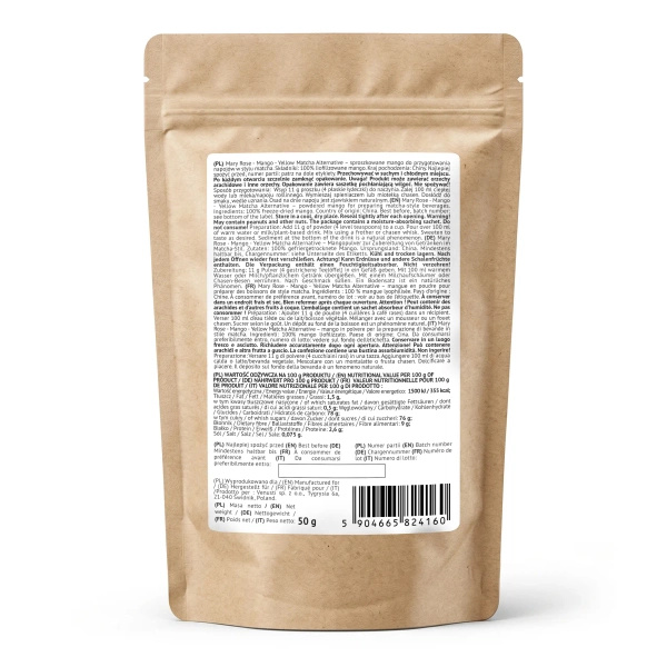 Mary Rose – Yellow Matcha Alternative – Mango (w proszku) 50 g