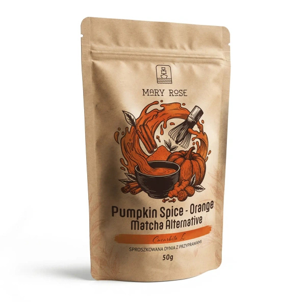 Mary Rose – Orange Matcha Alternative – Pumpkin Spice (w proszku) 50 g