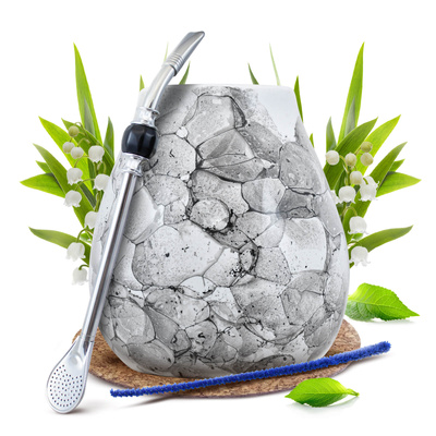 Zestaw STARTOWY Yerba Mate Matero Tykwa + Bombilla