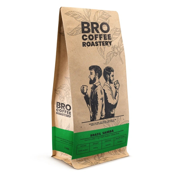 Bro Coffee Roastery – Kawa ziarnista Brazil Samba Premium 1 kg
