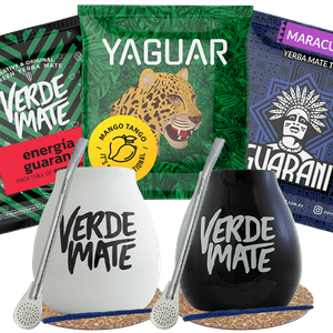 Zestaw Yerba Mate Green Matero bombilla DLA DWOJGA