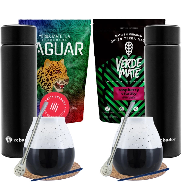 Zestaw bombilla Yerba Mate Termos dla dwojga 1kg
