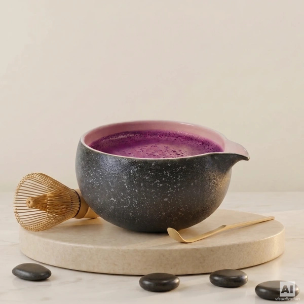 Zestaw prezentowy do przygotowania Purple Matcha