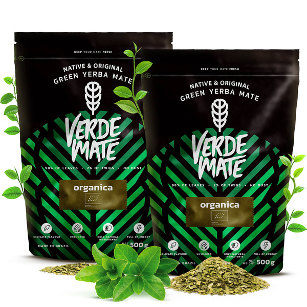 Zestaw Yerba Mate: Verde Mate Organica 2x500g