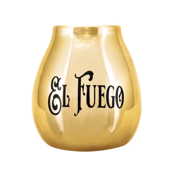 Zestaw yerba mate El Fuego tykwa ceramiczna bombilla