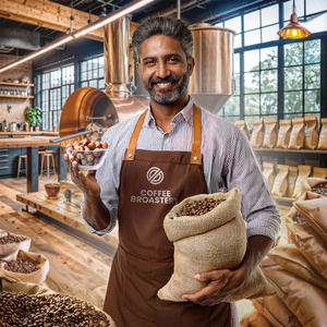 Coffe Broastery - Kawa ziarnista India Karnataka premium 1 kg