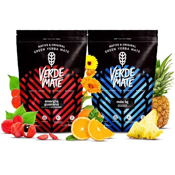 Yerba Mate Green Mas IQ Guarana Energia MIX 1kg