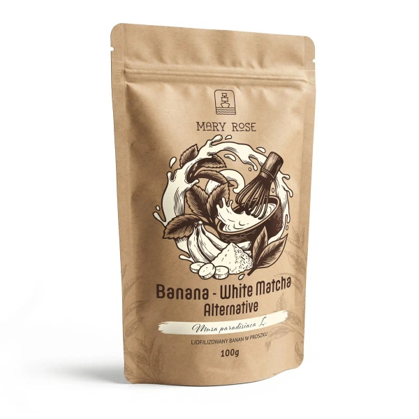 Mary Rose – White Matcha Alternative – Banan (w proszku) 100 g