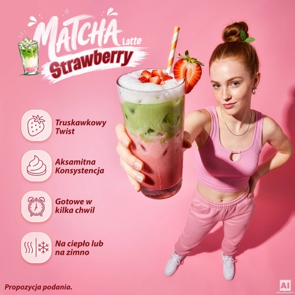 Mary Rose – Strawberry Matcha Latte 100 g