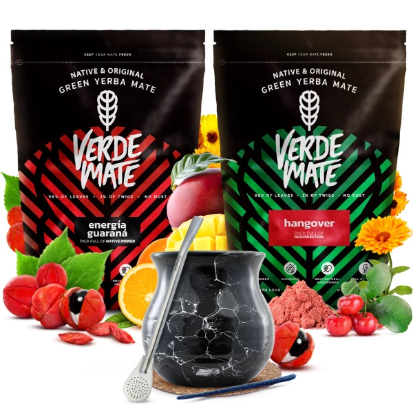 Zestaw yerba mate Verde Mate tykwa ceramiczna bombilla