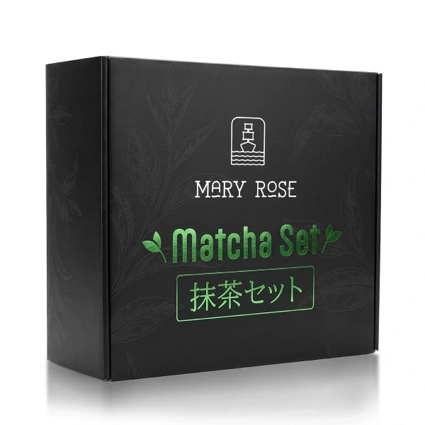 Zestaw prezentowy: matcha premium + matchawan + bambusowe akcesoria