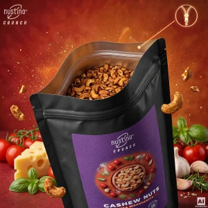 Nustino Crunch – prażone orzechy nerkowca – Pizza Margherita 200 g