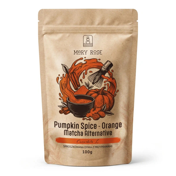 Mary Rose – Orange Matcha Alternative – Pumpkin Spice (w proszku) 100 g
