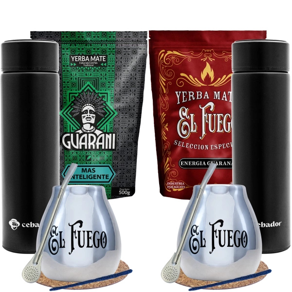 Zestaw Yerba Mate Termos  dla dwojga 2x0,5kg