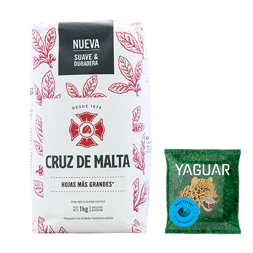 Cruz de Malta Elaborada Con Palo 1kg Yaguar Wild Energy 50g