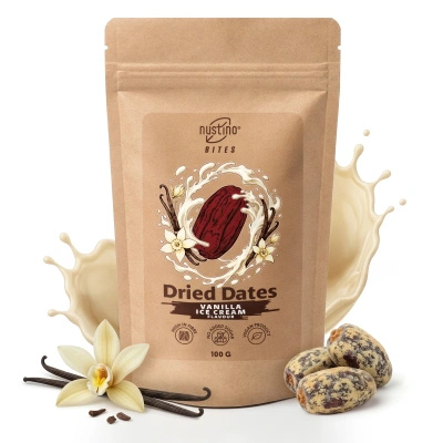Nustino Bites – daktyle suszone – Vanilla Ice Cream Flavour 100 g