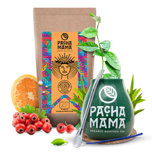 Zestaw Guayusa Pachamama Citrus 100g + Matero + Bombilla