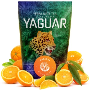 Zestaw Startowy dla dwojga Yerba Mate Yaguar Naranja 500g + Yaguar Menta Limon 500g