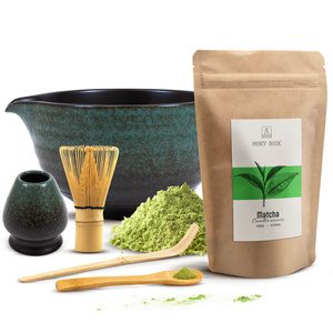 Zestaw do parzenia herbaty matcha: matcha 100g + akcesoria