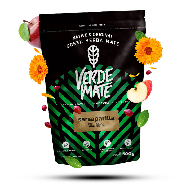 Zestaw prezentowy Yerba Mate Verde Mate Sarsaparilla 0,5kg