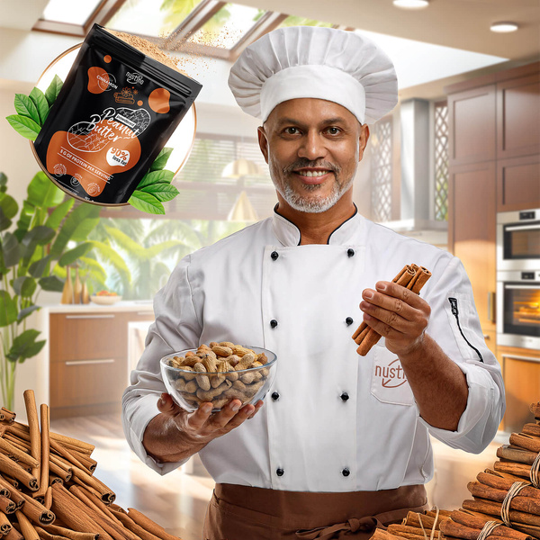 Nustino – Masło Orzechowe w Proszku – Cynamon 400 g
