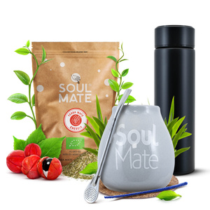 Zestaw Yerba Soul Mate  Energia 500g 0,5kg Termos