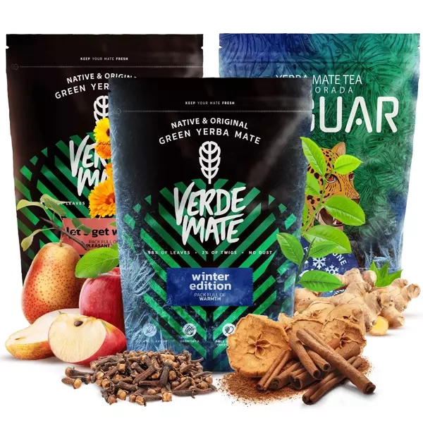 Zestaw Yerba Mate zimowe zima 3x500g 1,5kg
