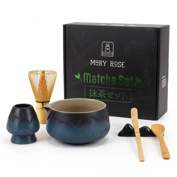 Zestaw prezentowy: akcesoria do parzenia herbaty matcha
