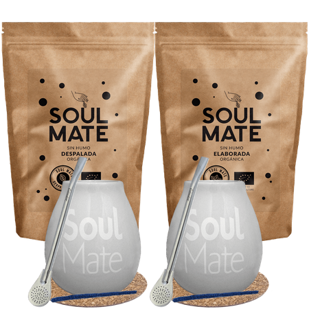Zestaw Startowy dla dwojga Yerba Mate Soul Mate Despalada 500g + Soul Mate Organica 500g