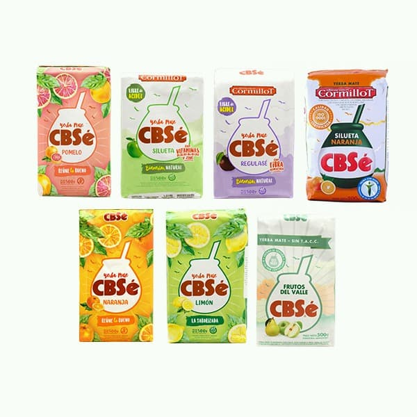 Yerba Mate CBSE 7x500g odchudzanie owoce zioła
