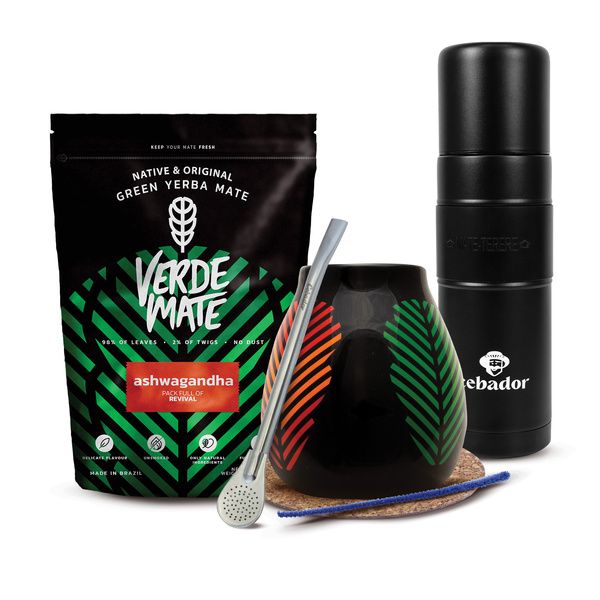Zestaw Yerba Mate Verde Mate 400g 0,4kg Yerbomos XL + Matero + Bombilla