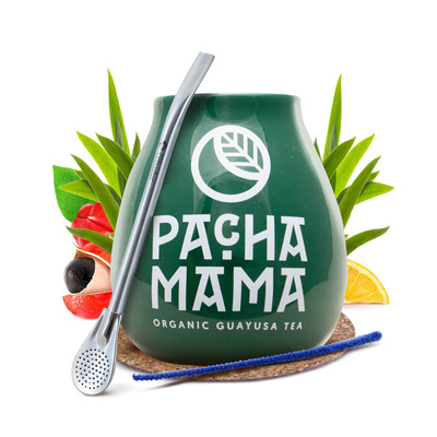 Zestaw startowy Tykwa + Bombilla 19cm Yerba Mate