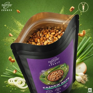 Nustino Crunch – prażone orzechy nerkowca – Spring Green Onion 100 g