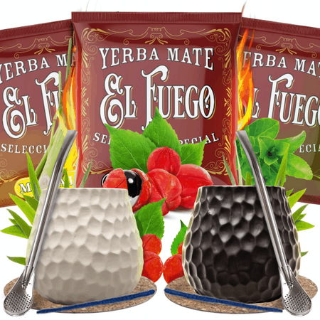 Zestaw Yerba Mate Matero bombilla DLA DWOJGA