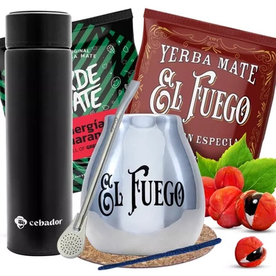 Zestaw Yerba Mate Green Yerbomos bombilla 2x50g