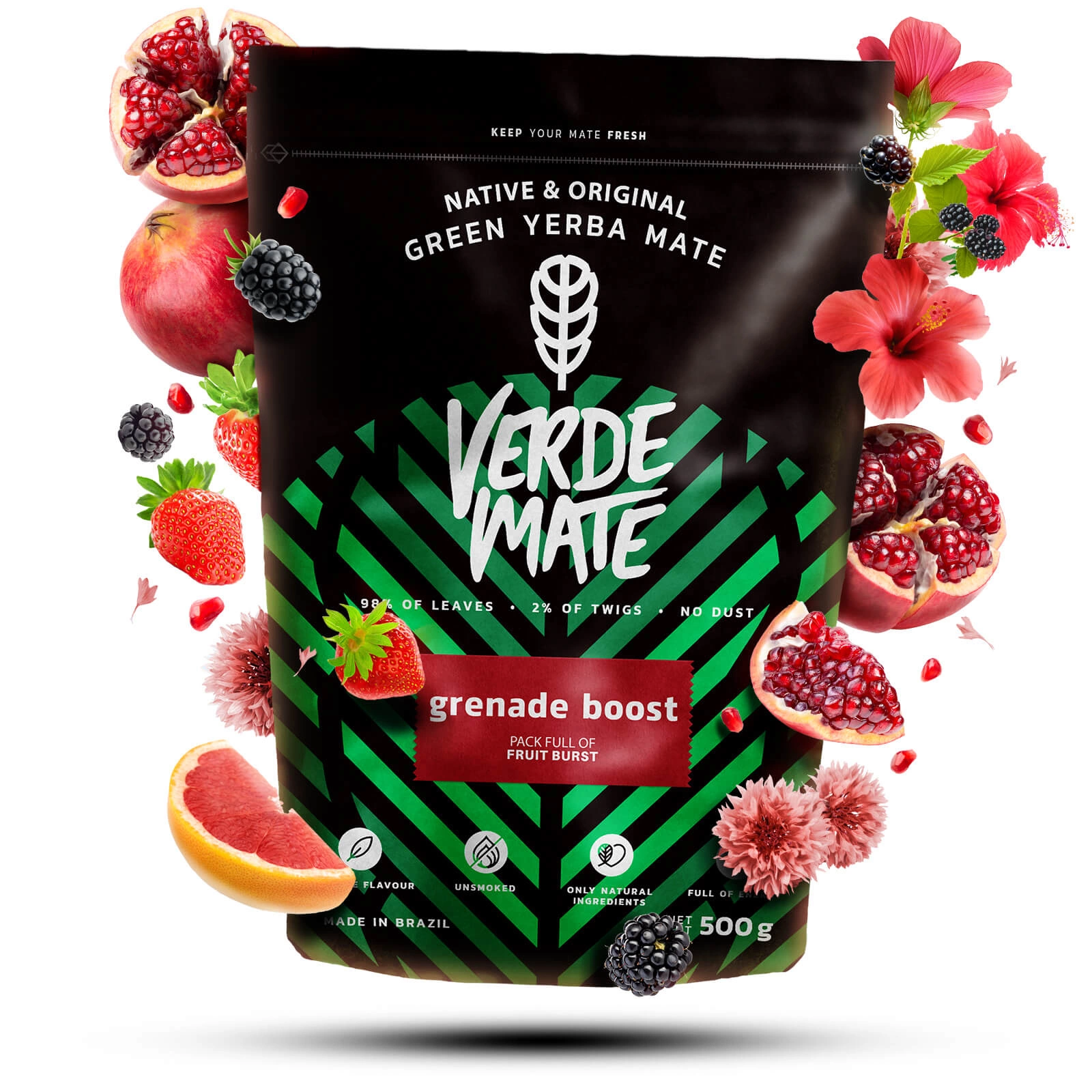 Verde Mate Green Grenade Boost – opakowanie