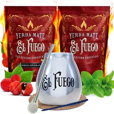 Yerba Mate na start 1KG NAJMOCNIEJSZE GATUNKI El Fuego