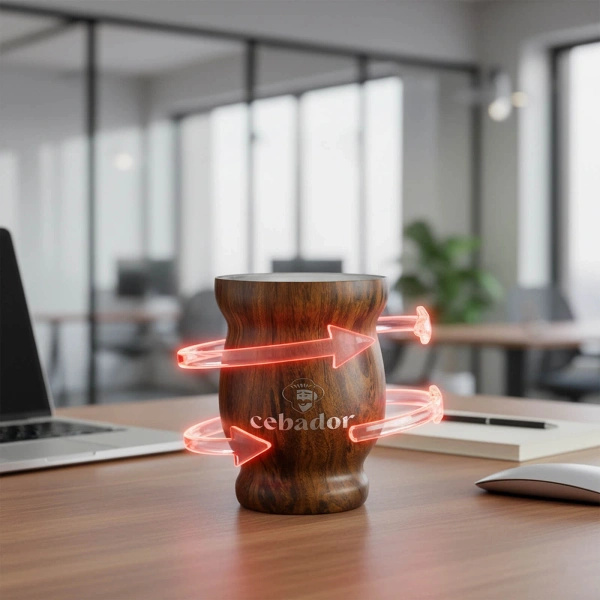 Zestaw akcesoriów do yerba mate: Matero + Butelka Termiczna + Bombilla