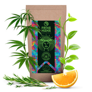 Zestaw Guayusa Pachamama Cannabis 100g akcesoria