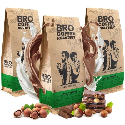Zestaw kawa Bro Coffee Roastery Brazil Samba 3x1kg (3kg)