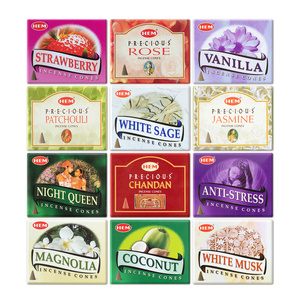 Kadzidła stożkowe HEM – mix 12 zapachów
