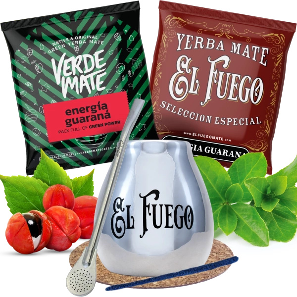 Zestaw Yerba Mate Guarana Tykwa Bombilla NA START