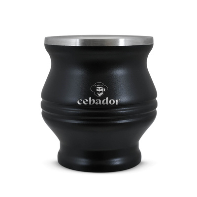 TermoColador – naczynko termiczne do yerba mate – 190 ml (czarne)