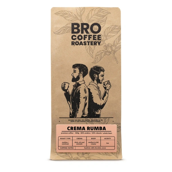 Bro Coffee Roastery – Kawa ziarnista Crema Rumba 400 g