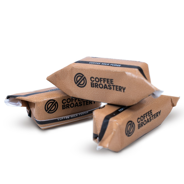 Zestaw prezentowy Bro Coffee Roastery: kawa Brazil Mogiana + krówki + kubek