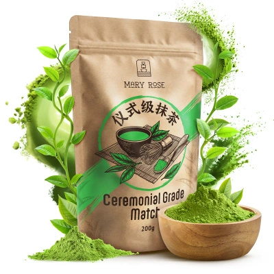 Mary Rose – Chińska Herbata Zielona Matcha Ceremonialna 200 g