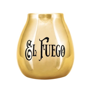 Zestaw yerba mate El Fuego tykwa ceramiczna bombilla
