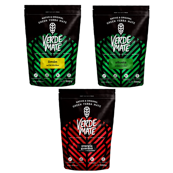Zestaw Yerba Verde Mate Green 3x500g